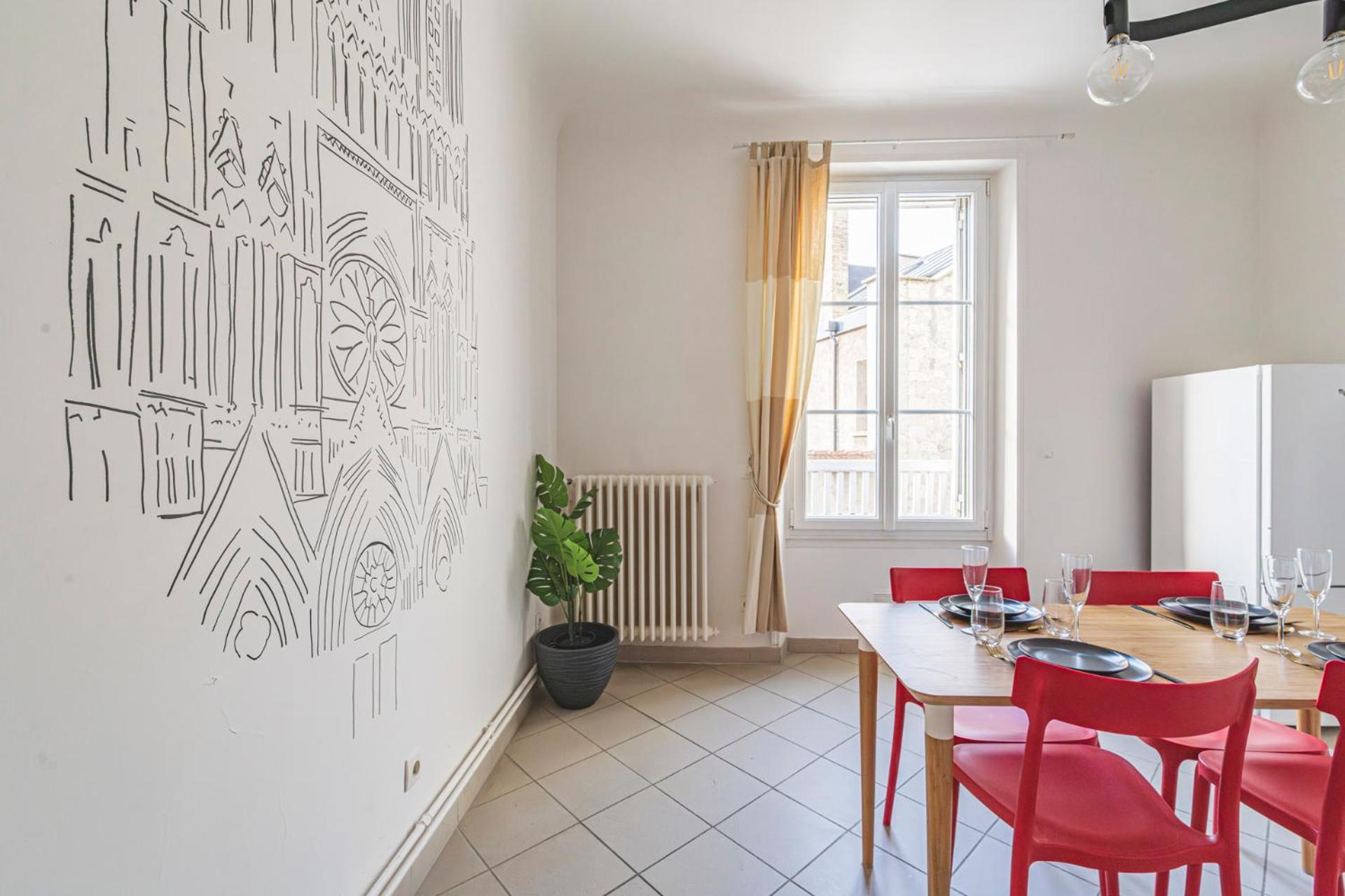 Centre - Parking - Cathedrale Apartment Reims Luaran gambar